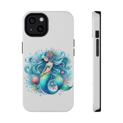Dreamy Mermaid White Case for phone – Impact Resistant