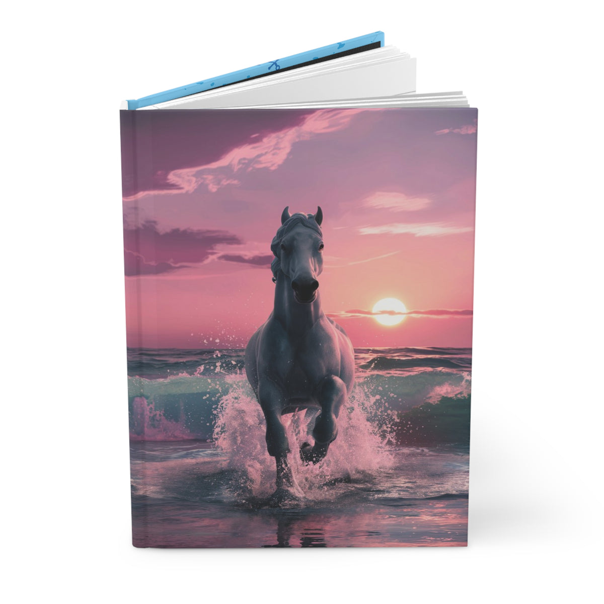 Ocean Breeze Stallion Hardcover Journal