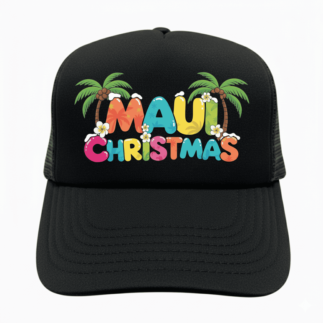 Maui christmas hats