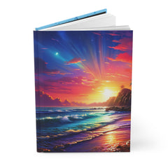 Tropical Sunset Glow Hardcover Journal