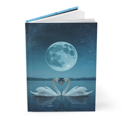 Swan Heart Hardcover Journal