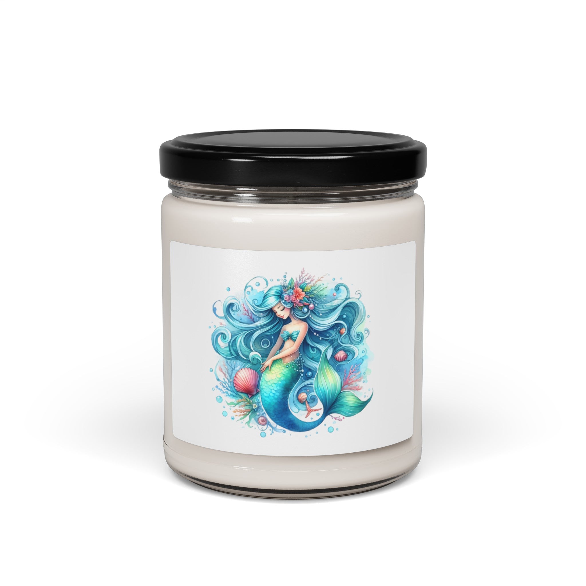 Sleepy mermaid scented Soy Candle, 9oz