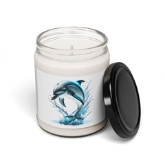 Blue dolphin Scented Soy Candle, 9oz