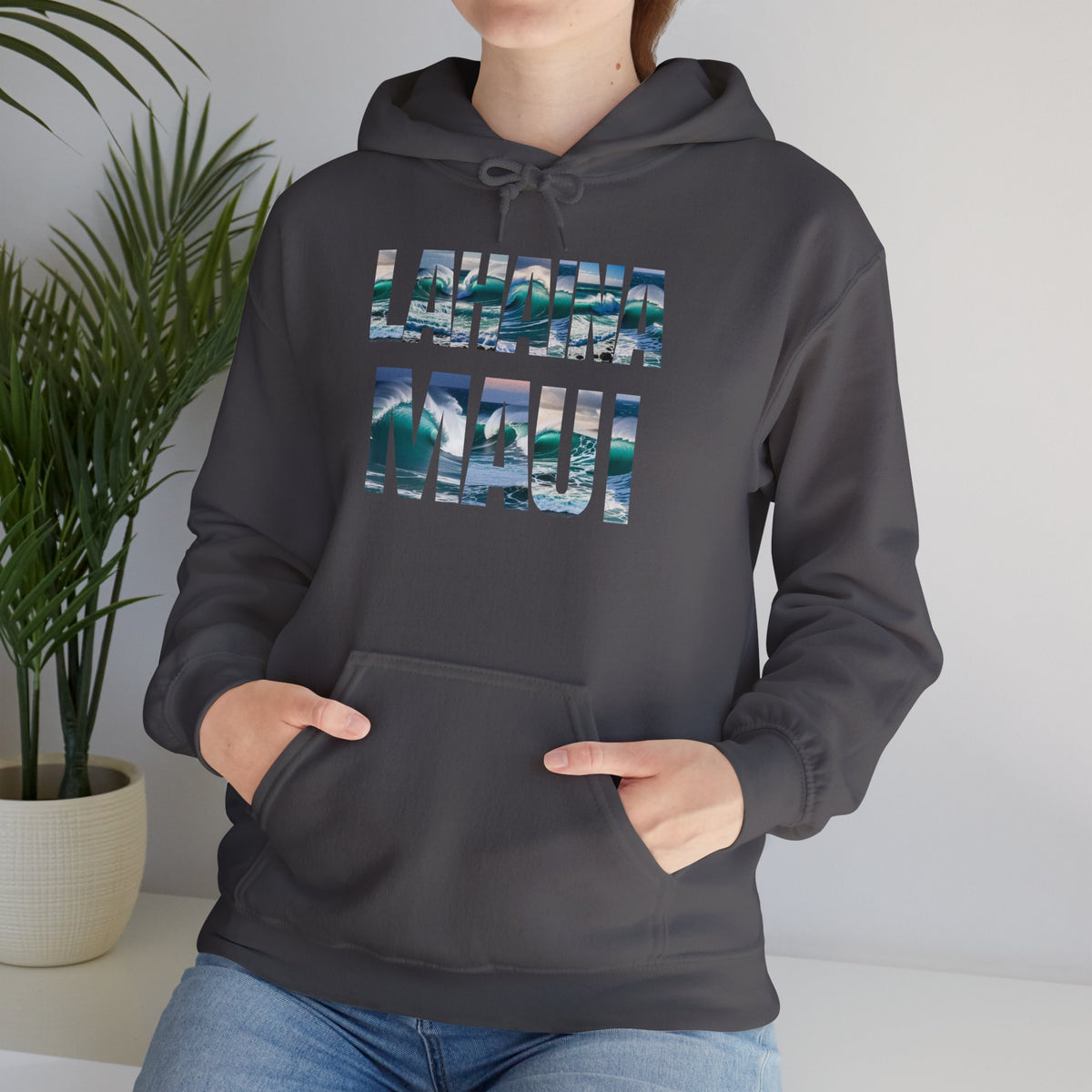 Lahaina Maui Hooded Sweatshirt Unisex Heavy Blend