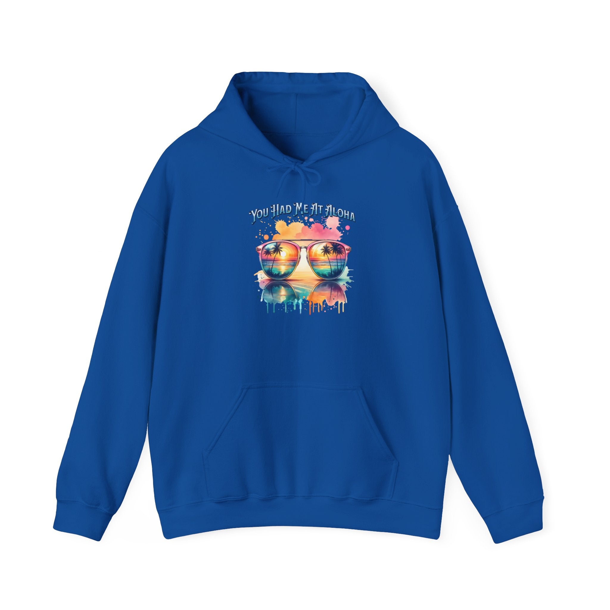 You Had Me At Aloha Hooded Sweatshirt Unisex Heavy Blend