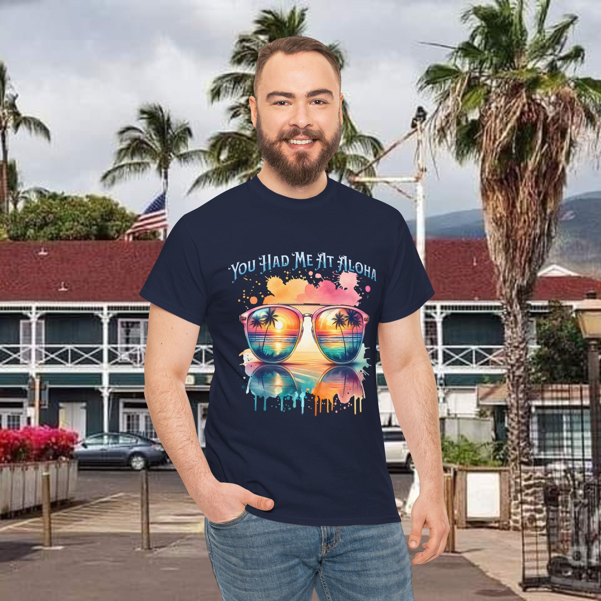 You Had Me At Aloha Heavy Cotton Tee shirt Unisex