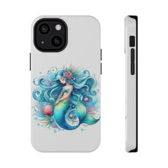 Dreamy Mermaid White Case for phone – Impact Resistant