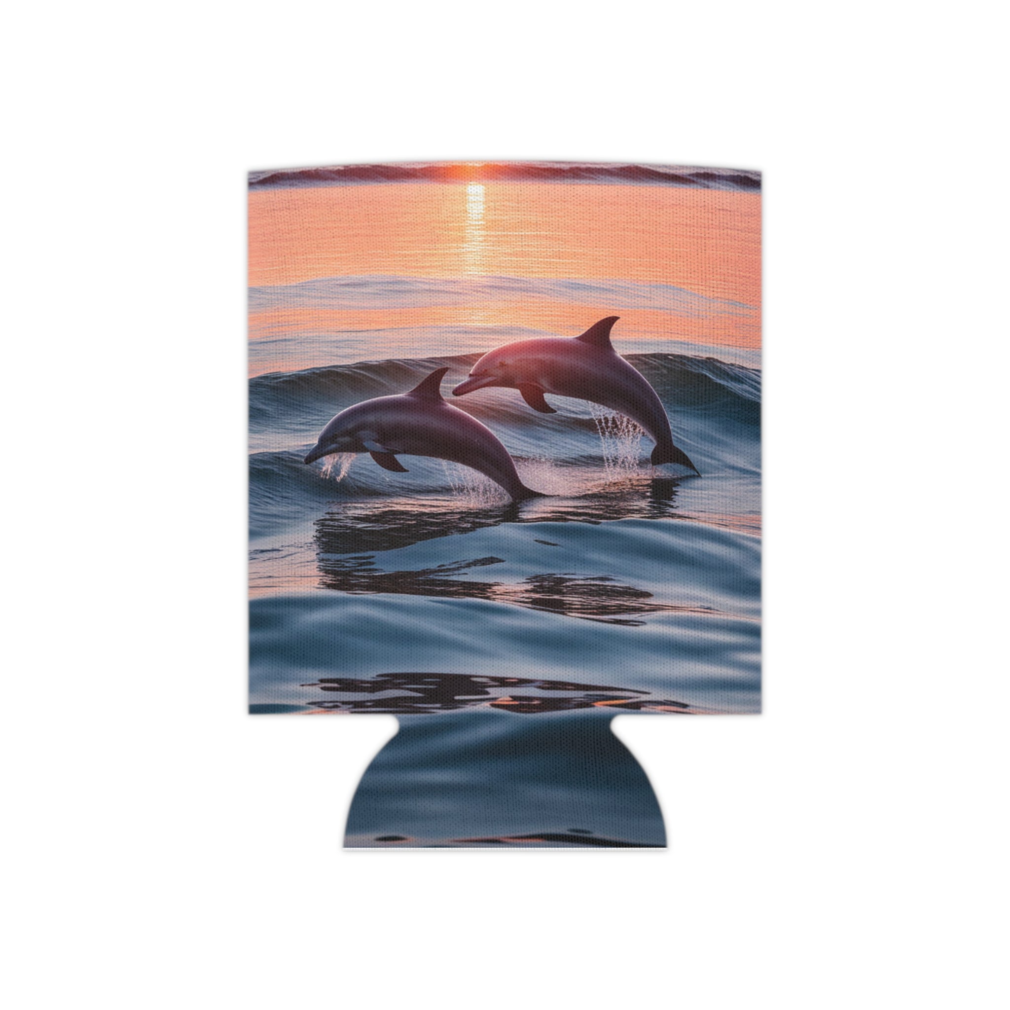 Can Cooler - 2 Dolphin Sunset