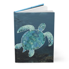 Mosaic Turtle Hardcover Journal