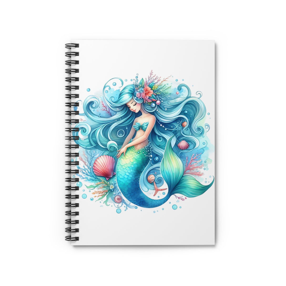 Sleeping Mermaid Notebook