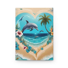 Waves of Joy Dolphin Hardcover Journal