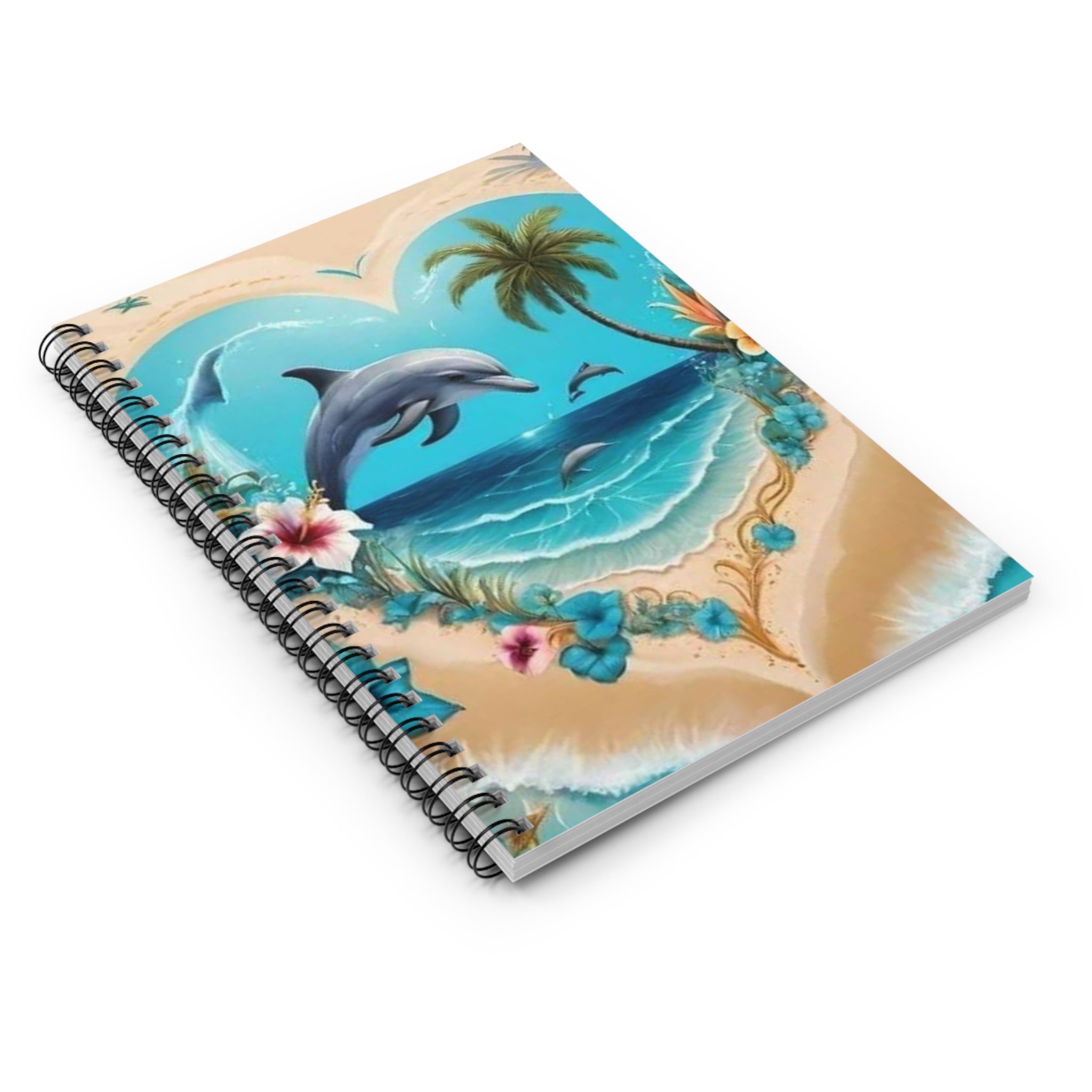 Waves of Joy Dolphin Notebook