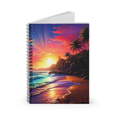 Tropical Sunset Glow Notebook