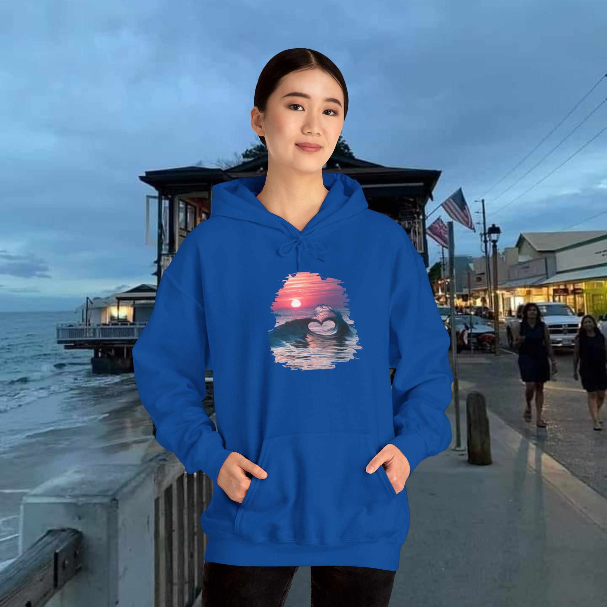 Lahaina Hooded Sweatshirt Heavy Blend Unisex