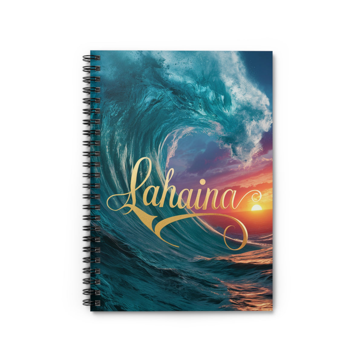 Lahaina Ocean Wave Notebook