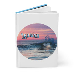 Lahaina Heart Wave Hardcover Journal