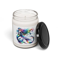 Rainbow mermaid Scented Soy Candle, 9oz