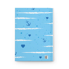 Line Mermaid Hardcover Journal