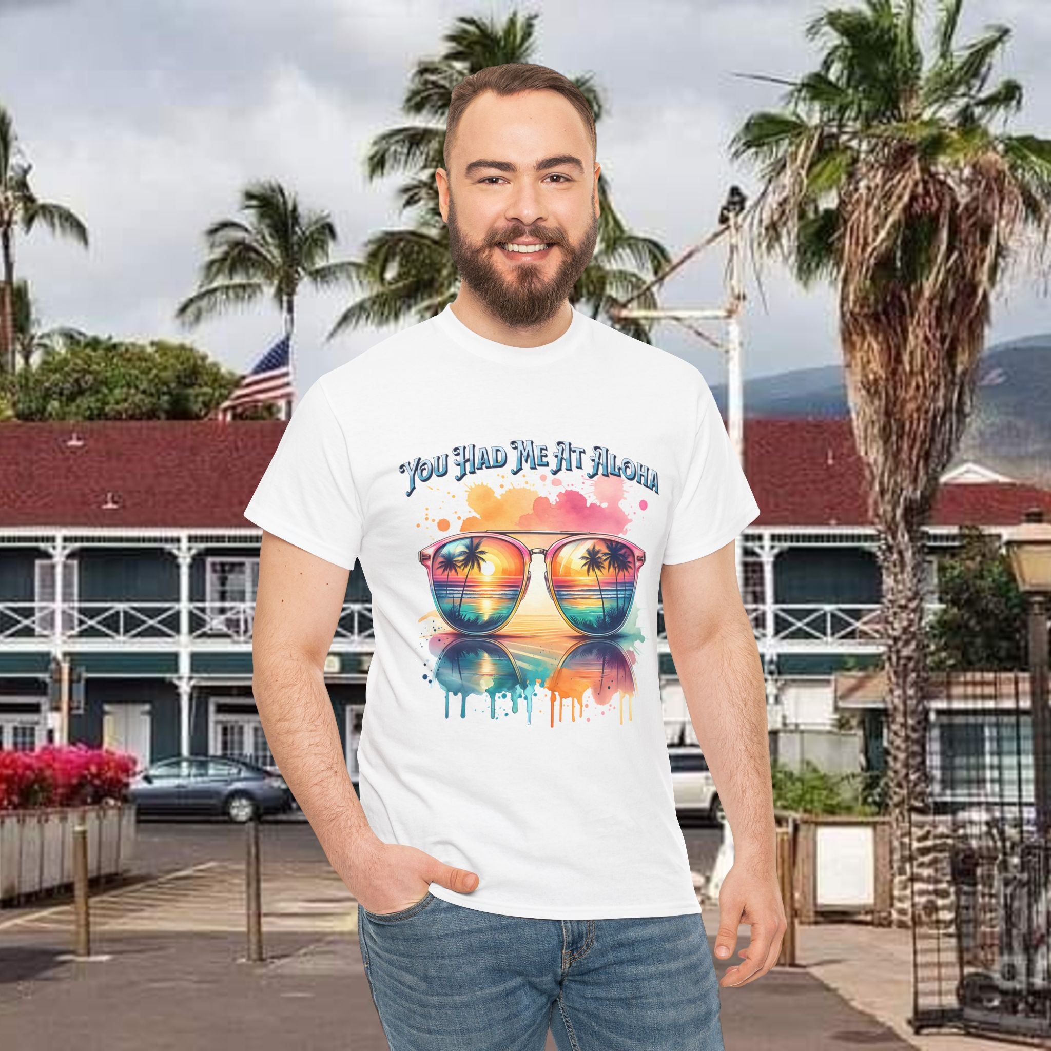 You Had Me At Aloha Heavy Cotton Tee shirt Unisex