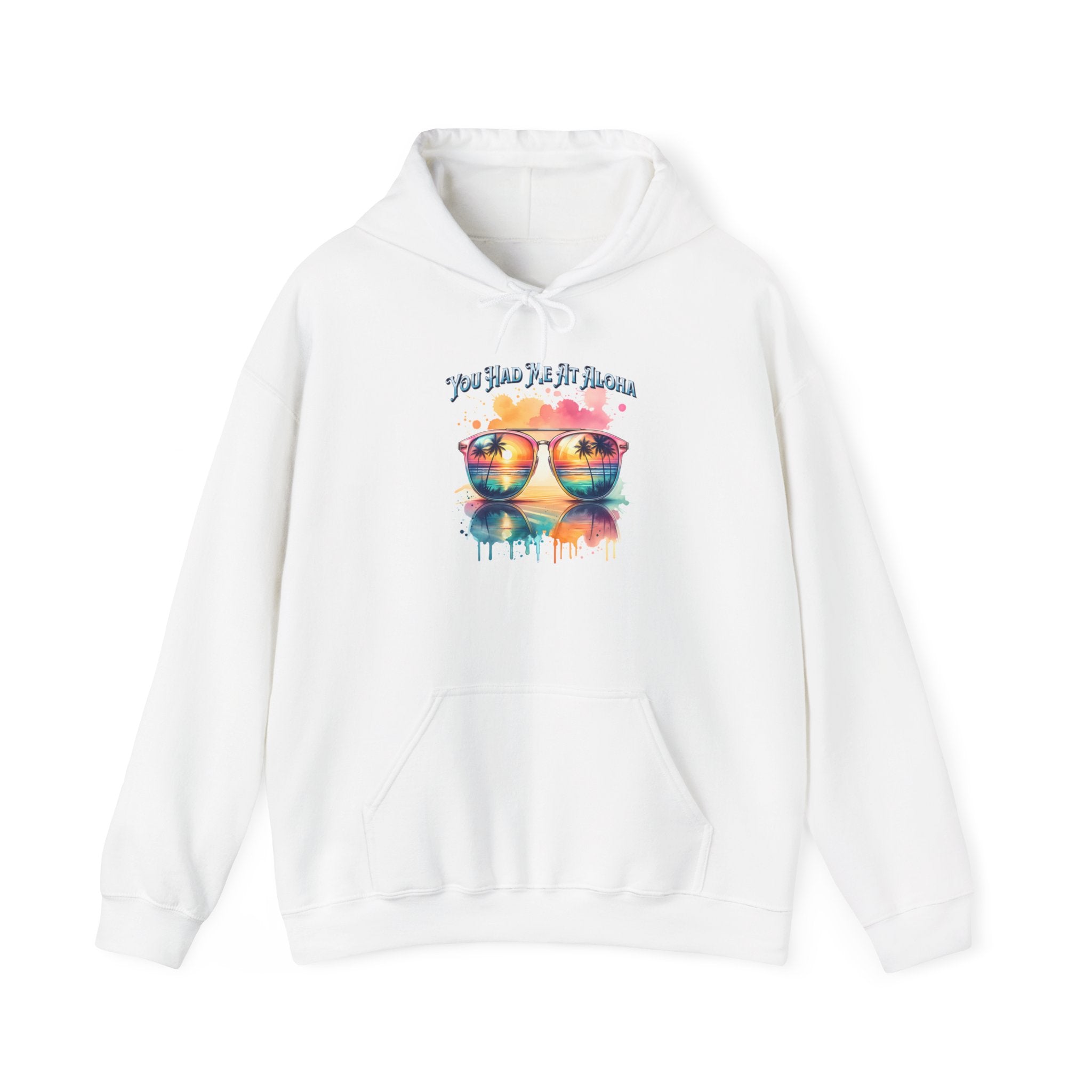 You Had Me At Aloha Hooded Sweatshirt Unisex Heavy Blend