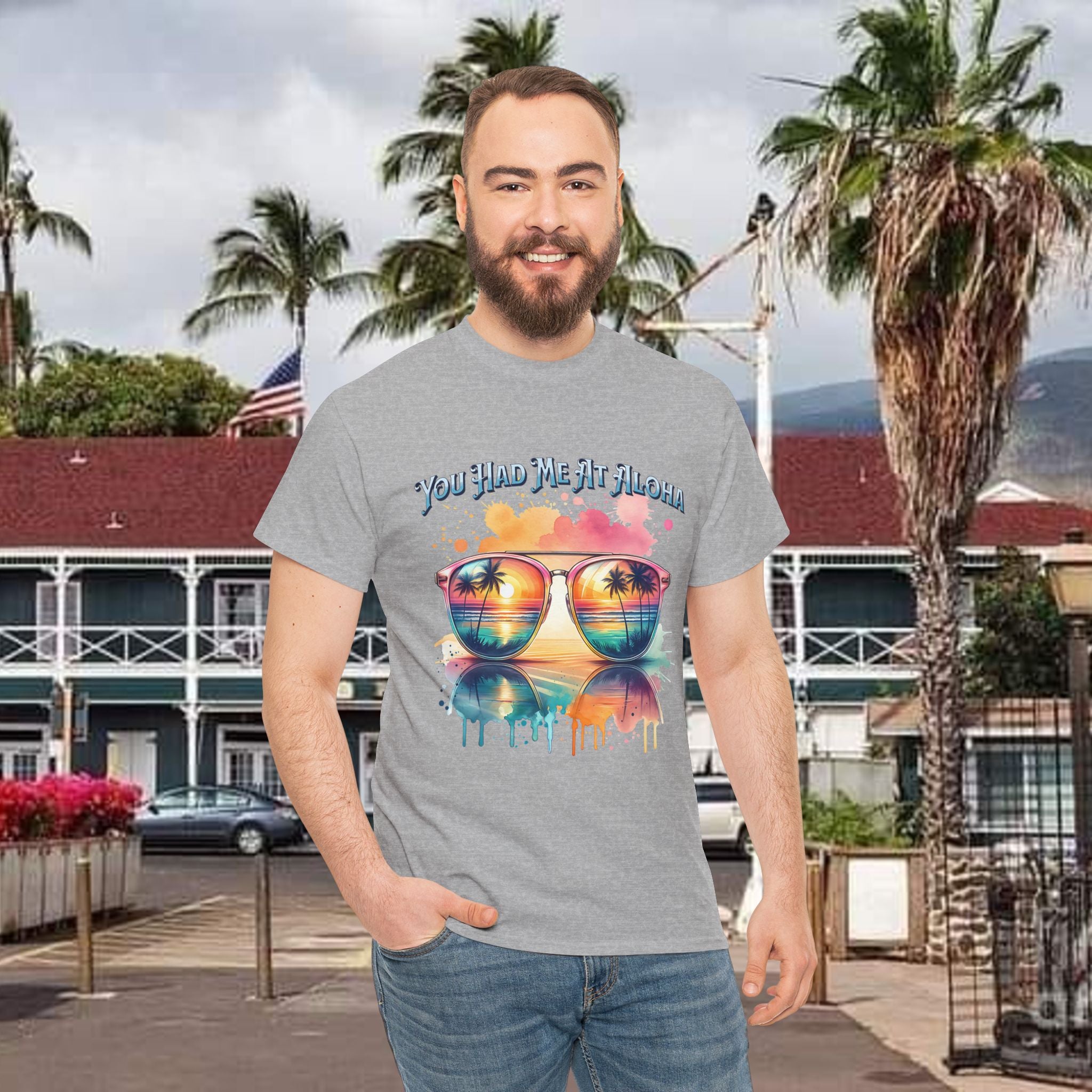 You Had Me At Aloha Heavy Cotton Tee shirt Unisex