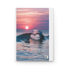 2025 heart wave Hardcover Journal Matte