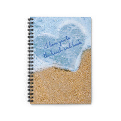 Beach and back Notebook