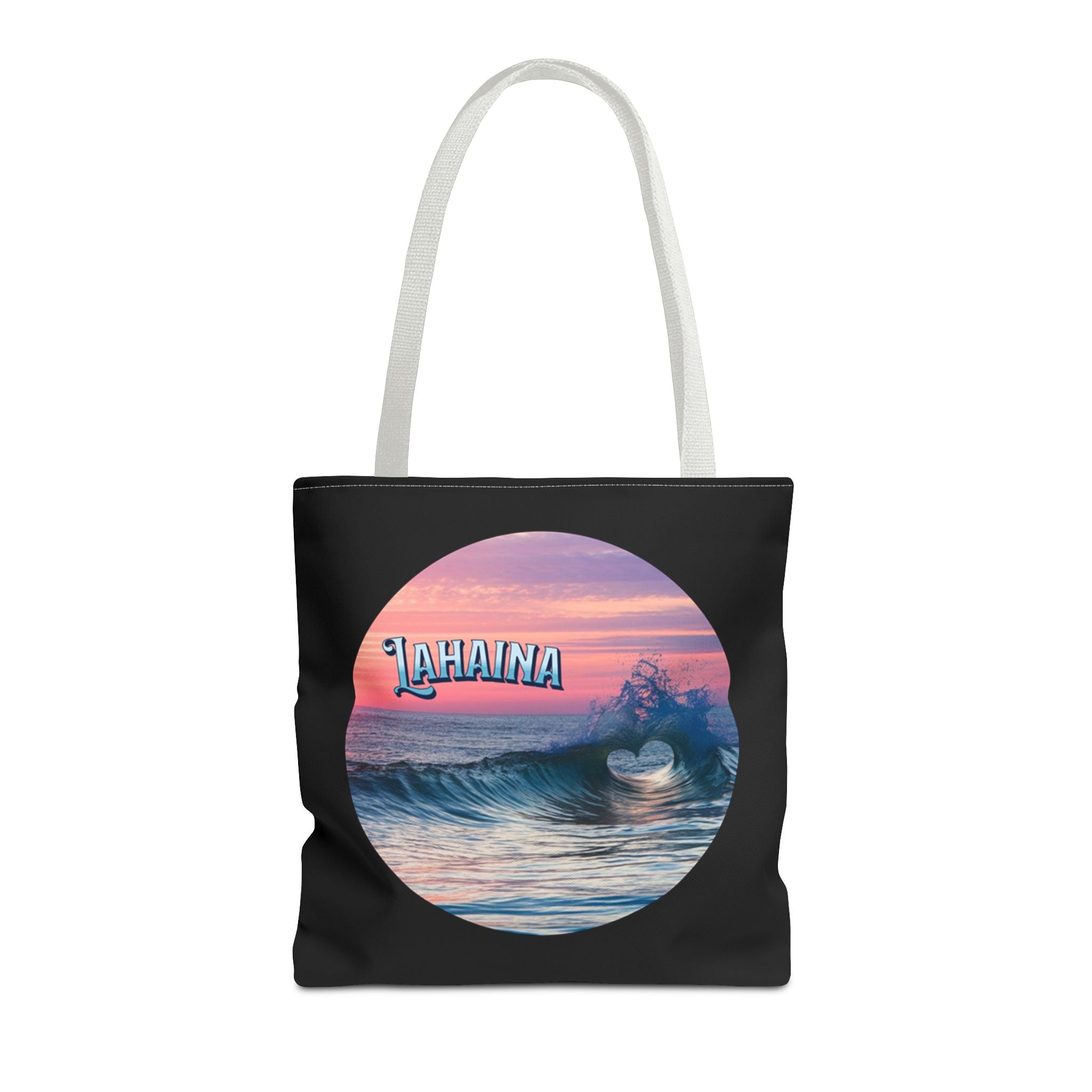 Lahaina Heart Wave Tote Bag