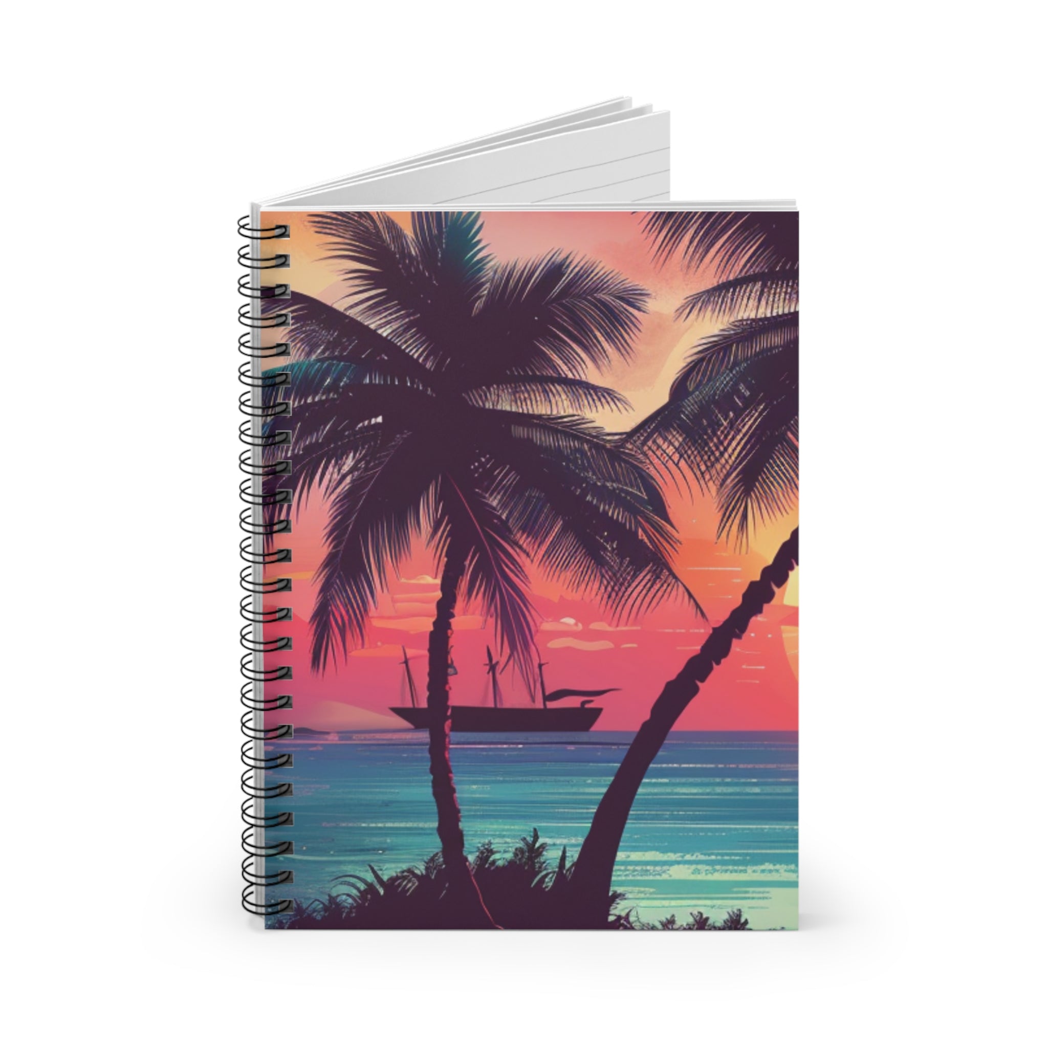 Retro Palms Notebook