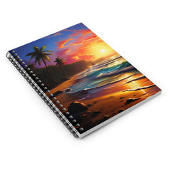 Island Dream Sunset Notebook