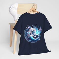 Blue Mermaid Heavy Cotton Tee shirt Unisex