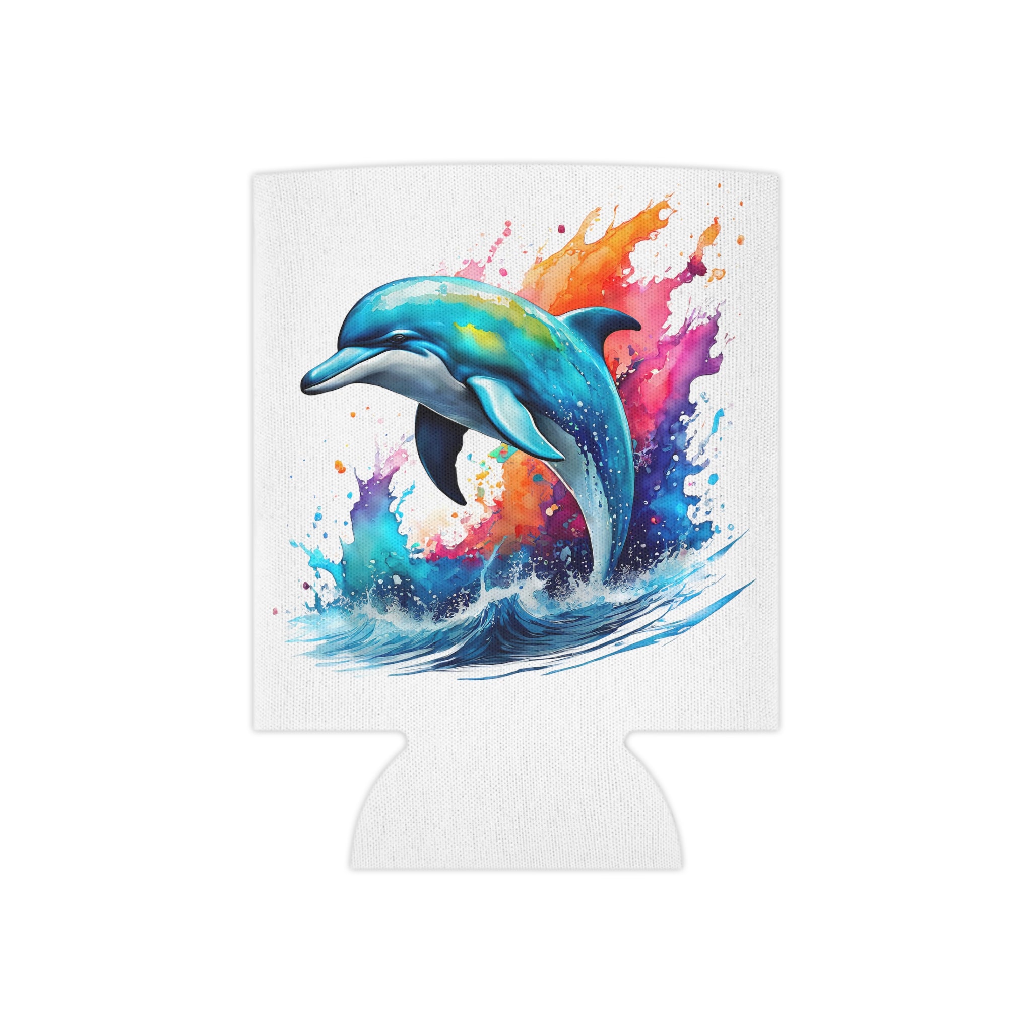 Can Cooler -Rainbow Dolphin