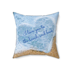 Ocean Spun Polyester Square Pillow