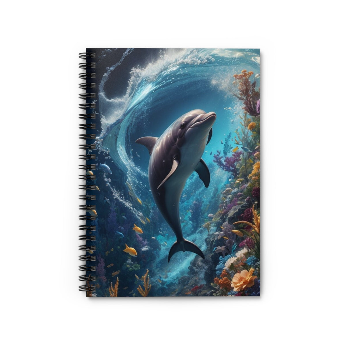 Deep Dive Dolphin Notebook