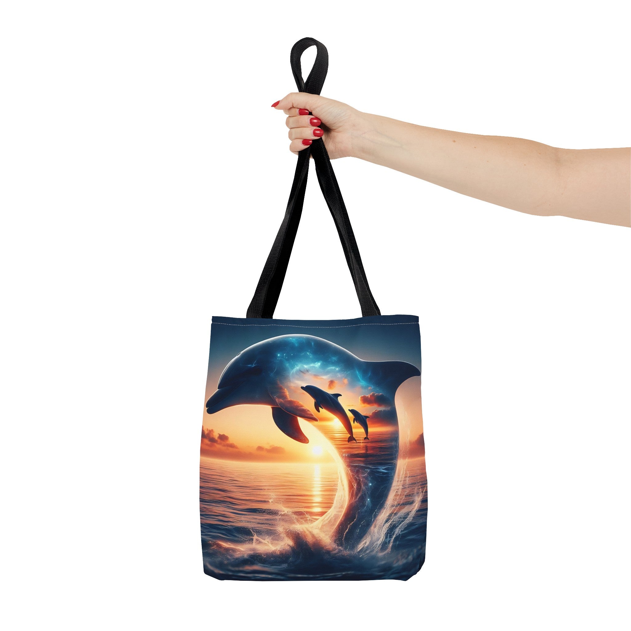 3 dolphin Tote Bag (AOP)