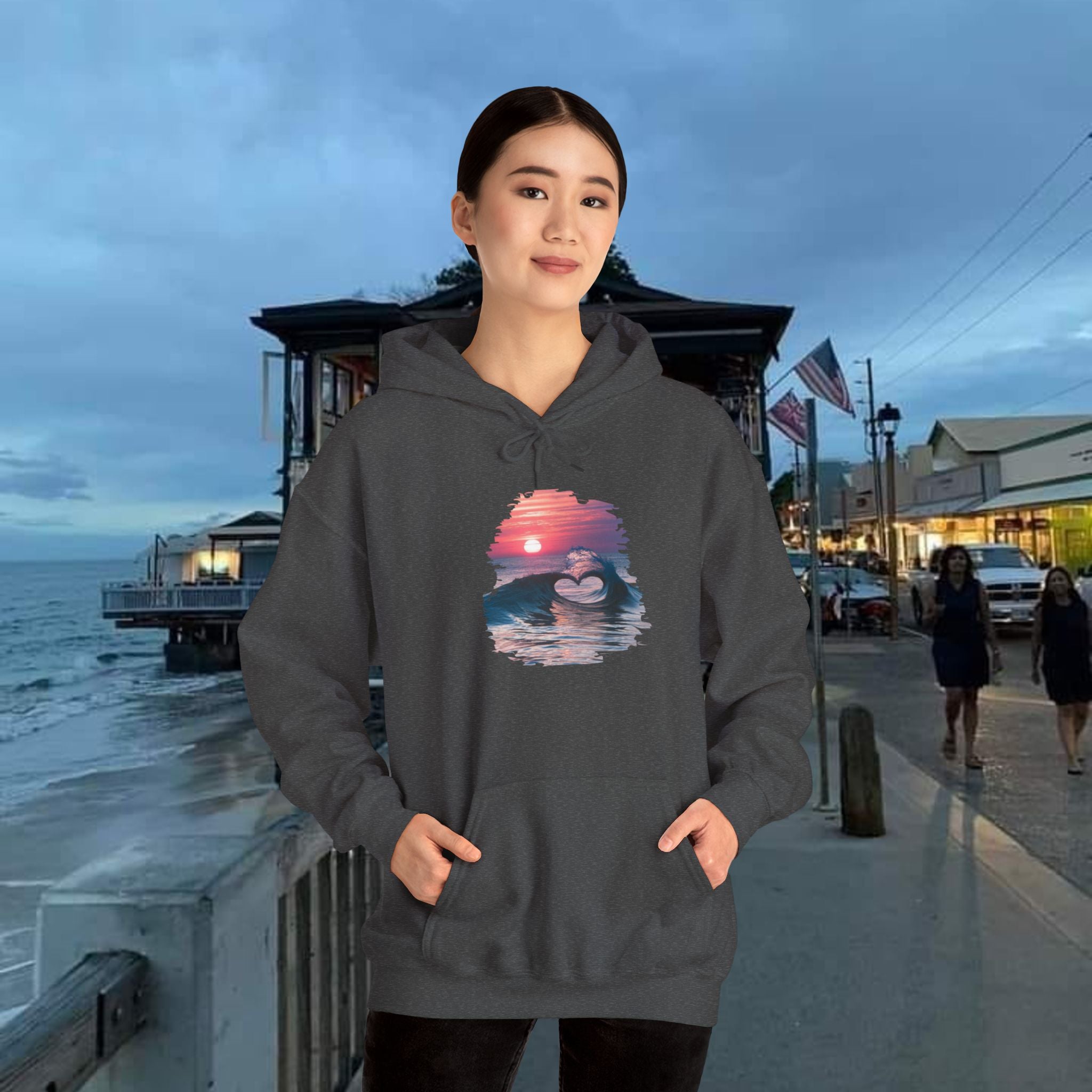 Lahaina Hooded Sweatshirt Heavy Blend Unisex