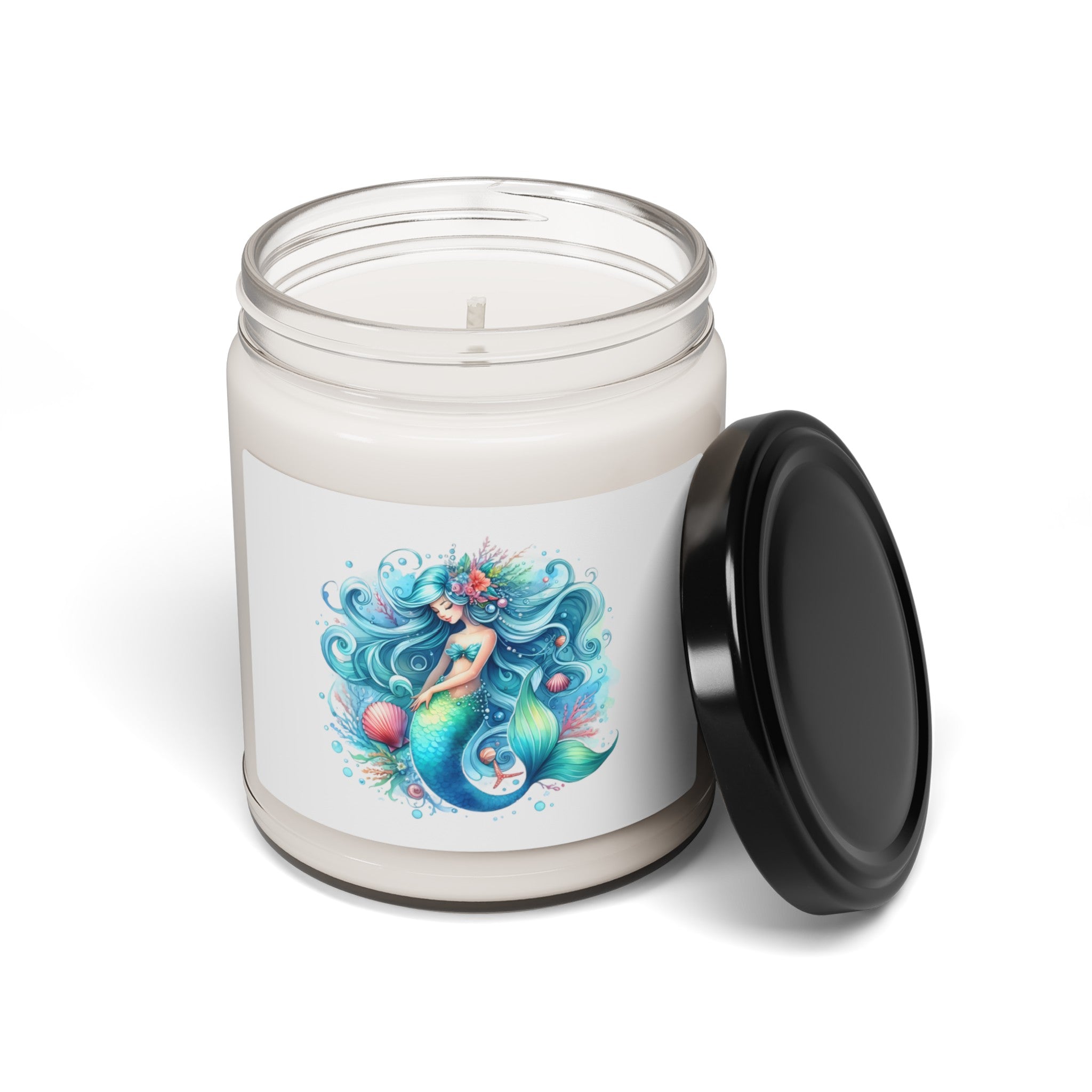 Sleepy mermaid scented Soy Candle, 9oz
