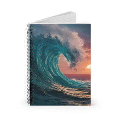 Blue Wave Notebook