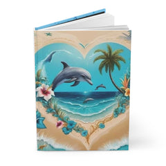 Waves of Joy Dolphin Hardcover Journal