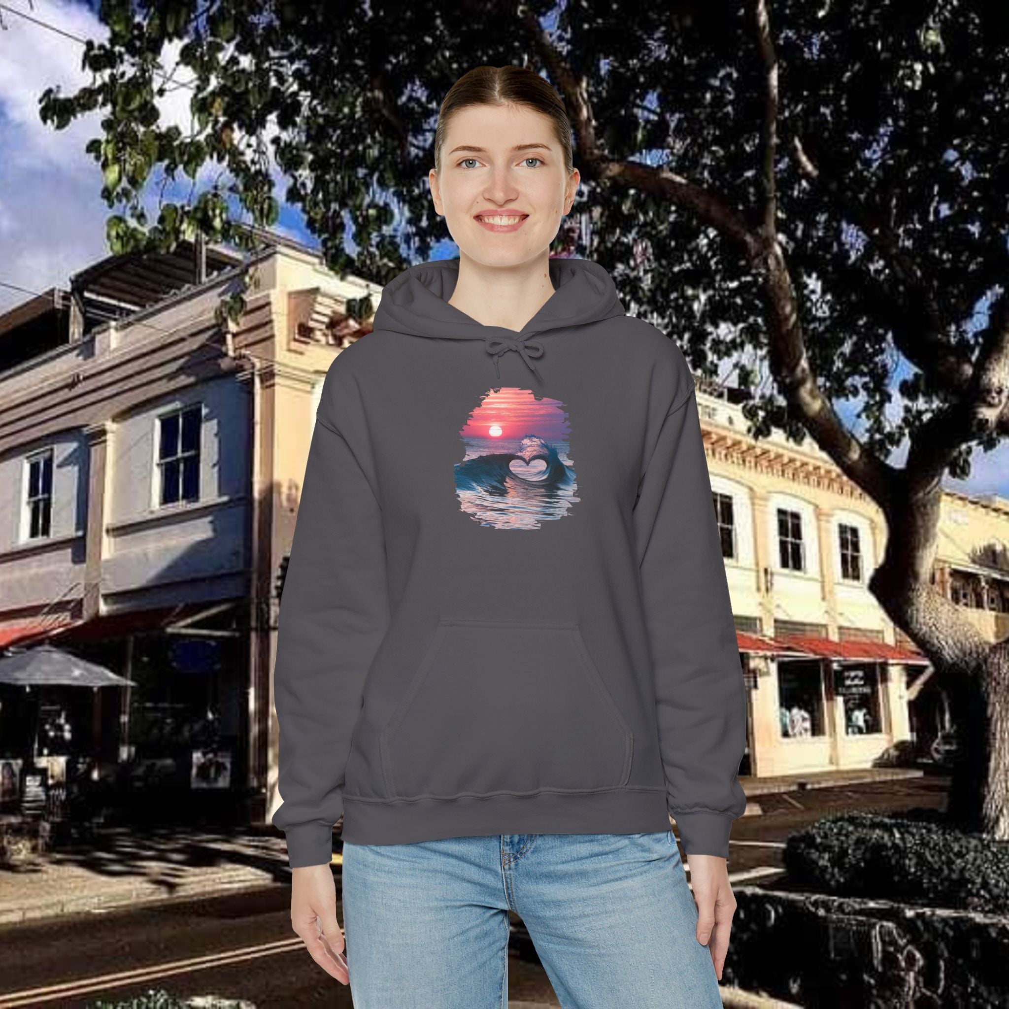 Lahaina Hooded Sweatshirt Heavy Blend Unisex