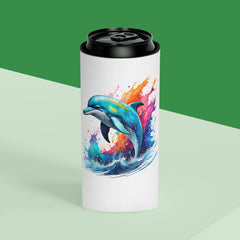 Can Cooler -Rainbow Dolphin