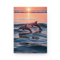 Syncronized Dolphins Hardcover Journal