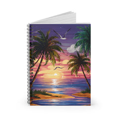 Palm Paradise Sunset Notebook