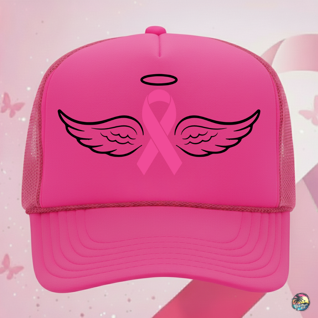 Guardian Wings Pink Ribbon | A Hope