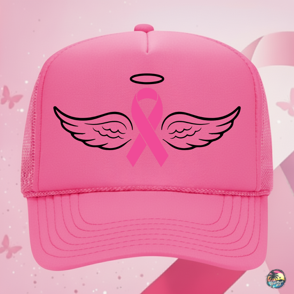 Guardian Wings Pink Ribbon | A Hope