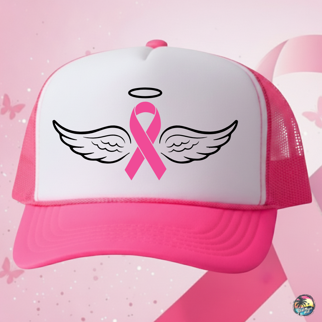 Guardian Wings Pink Ribbon | A Hope